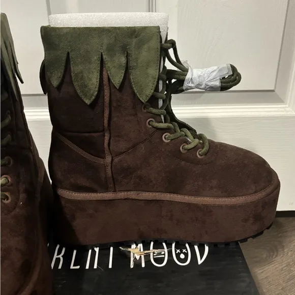 NIB Dolls Kill / Current Mood Forest Dweller Platform Boots