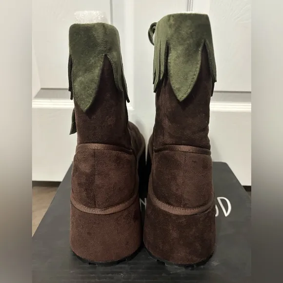 NIB Dolls Kill / Current Mood Forest Dweller Platform Boots