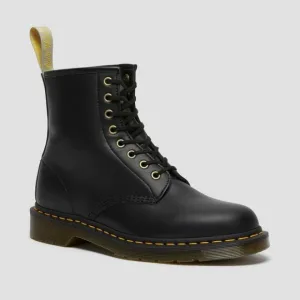 NIB DR. MARTENS Unisex Vegan Felix Rub Boots in Black, Size 5 Women, 4 Men