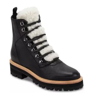 NIB Marc Fisher LTD Black Izzie Lugsole Ankle Boot Size 6.5