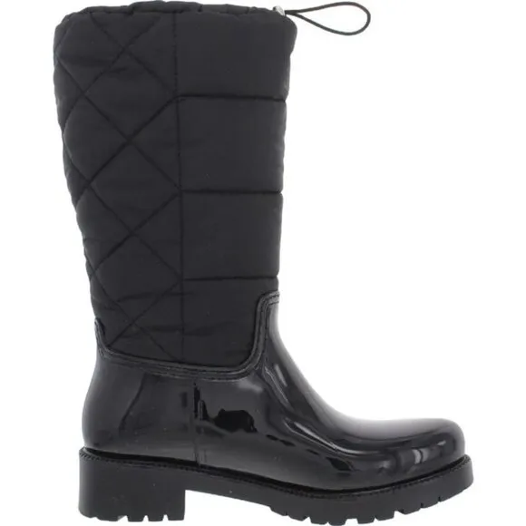 NIB Marc Fisher Women's Triumph Laceless Rain Boots Black