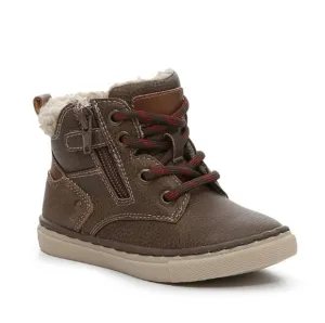 NIB Max   Jake Steven Boot Brown Kid's Zip Up Boot Size 5 Toddler