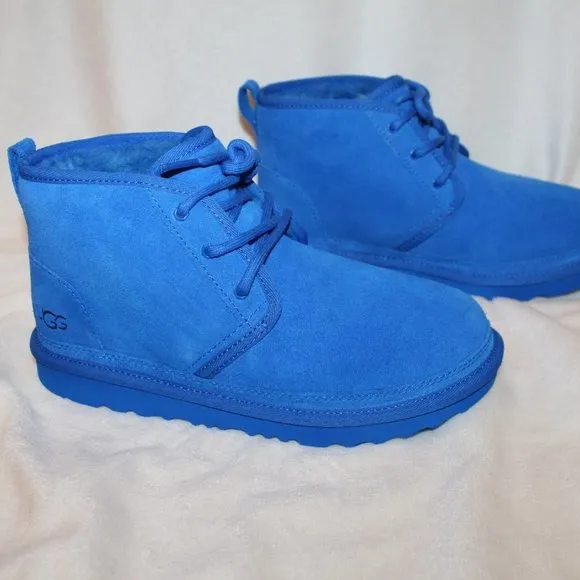 NIB UGG MEN'S‎ NEUMEL CHUKKA SUEDE SHEARLING LINED ANKLE WINTER BOOTS