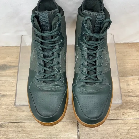 Nike AA0547-300 Court Borough Mid Winter Mens 10 Green/Gum Athletic Shoes