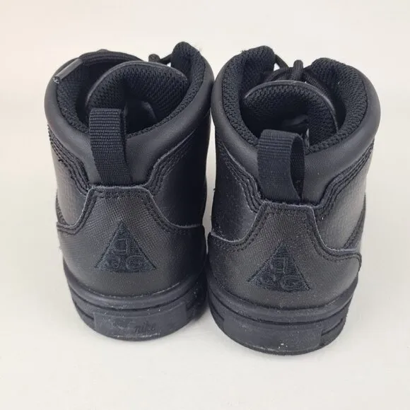 Nike ACG Woodside TODDLER Winter Boots Black Waterproof Size 10 C