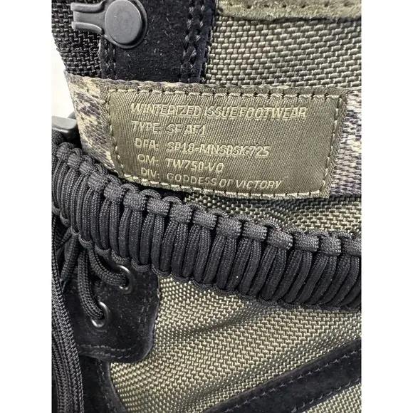 Nike Air Force 1 SF AF1 Special Field Boots Camo Black Men Size 13 864024-004