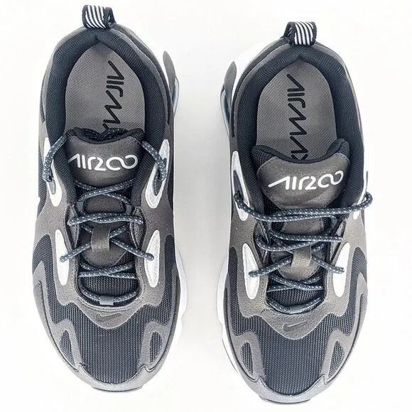 Nike Air Max 200 Men's Winter Casual Shoes Sneakers Black Grey &amp; White Size 10