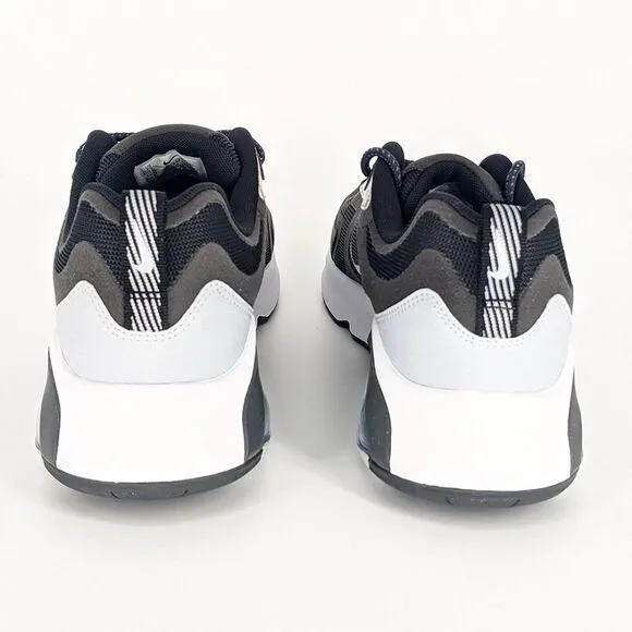 Nike Air Max 200 Men's Winter Casual Shoes Sneakers Black Grey &amp; White Size 10