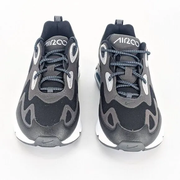 Nike Air Max 200 Men's Winter Casual Shoes Sneakers Black Grey &amp; White Size 10