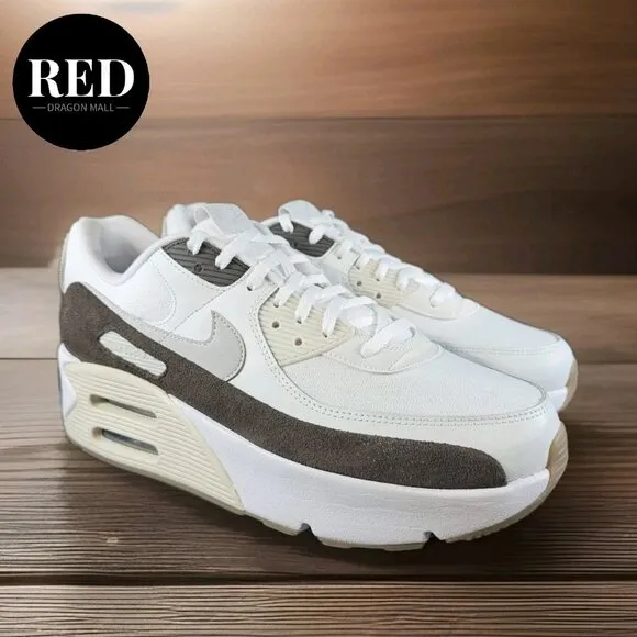 Nike Air Max 90 LV8 FD4328-102 White Photon Dust Shoes - Women's Size 12