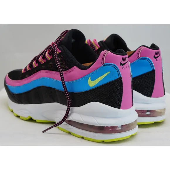 Nike Air Max 95 Sneakers GS Youth Black Volt/Red/Violet Size 7 Y