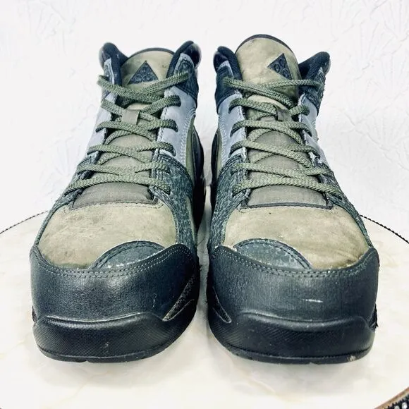 Nike Air Max Hi Top Athletic Shoes 11 Black Green Streetwear Y2k Retro Sneakers