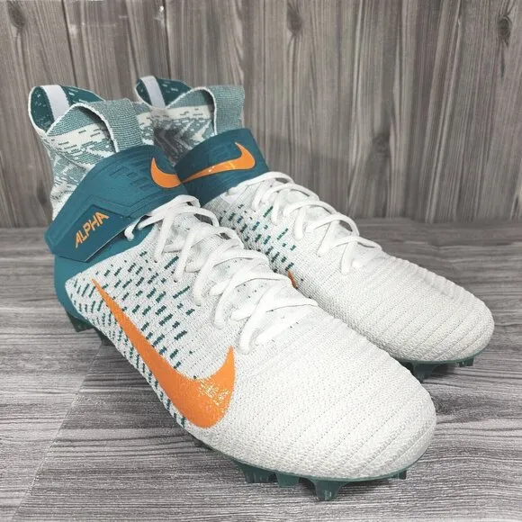 Nike Alpha Menace Elite 2 Flyknit Football Cleats BV2077-108 Men's Size 14 NEW