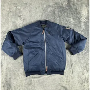 Nike Boys Jordan Jumpman Jacket Coat Midnight Blue Winter Full Zip Size Large