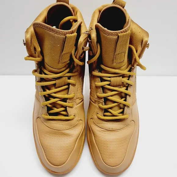 Nike Court Borough MID Winter Mens Shoes Wheat Sneakers AA0547-700 Size 12