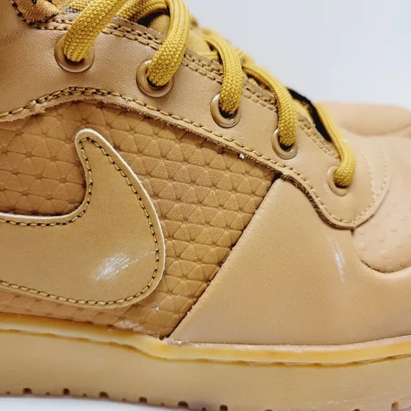 Nike Court Borough MID Winter Mens Shoes Wheat Sneakers AA0547-700 Size 12