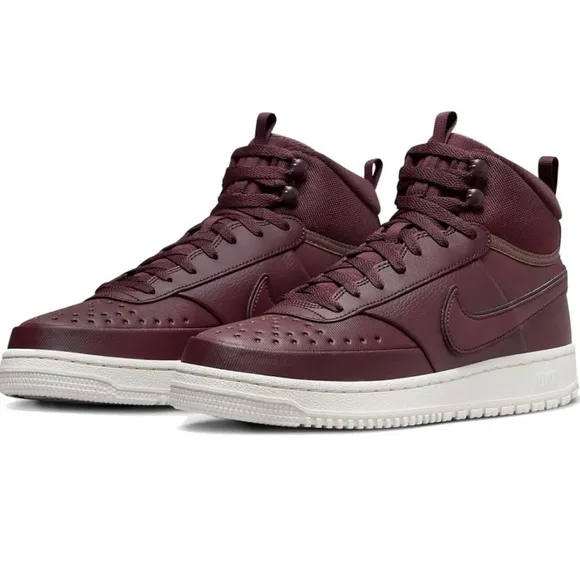 Nike Court Vision Mid Winter Burgundy Crush Sneaker