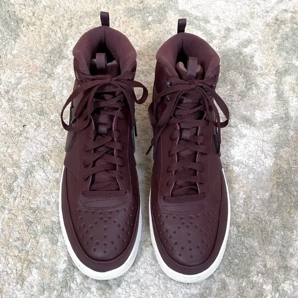 Nike Court Vision Mid Winter Burgundy Crush Sneaker