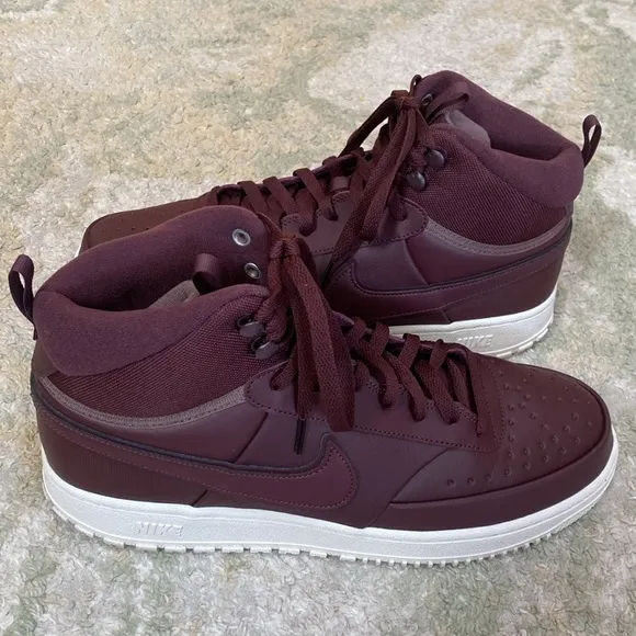 Nike Court Vision Mid Winter Burgundy Crush Sneaker
