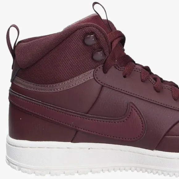 Nike Court Vision Mid Winter Burgundy Crush Sneaker