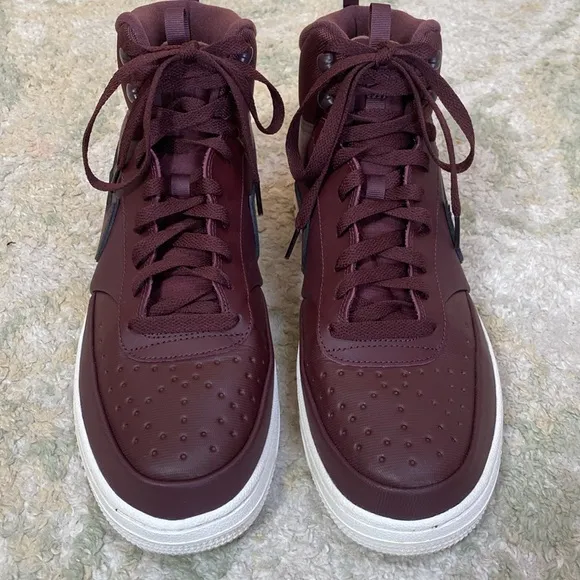 Nike Court Vision Mid Winter Burgundy Crush Sneaker