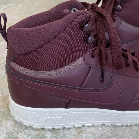 Nike Court Vision Mid Winter Burgundy Crush Sneaker