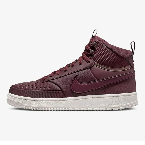 Nike Court Vision Mid Winter Burgundy Crush Sneaker