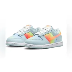 Nike Dunk Low BG 'Heat Map' Blue HF4797-474 Size 3.5 Y Sneakers