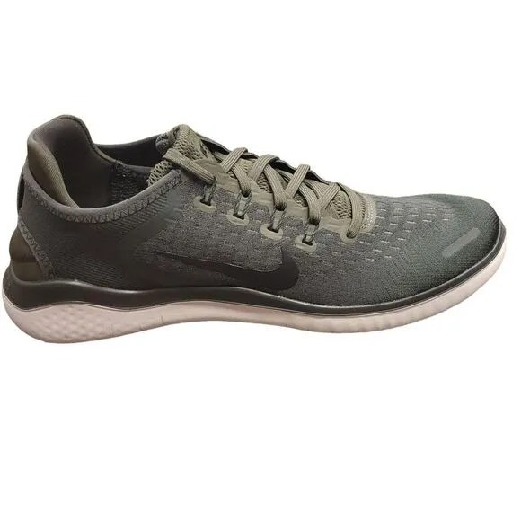 Nike Free Rn 2018 Low Mens Running Sneaker Shoes Green 942836-300 NEW Multi Sz