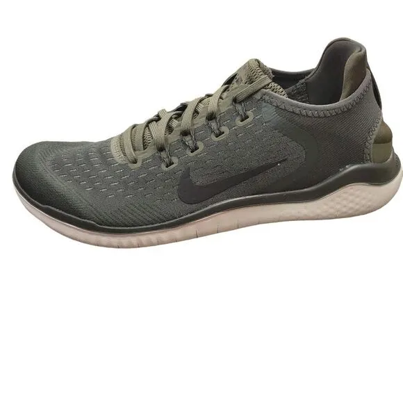 Nike Free Rn 2018 Low Mens Running Sneaker Shoes Green 942836-300 NEW Multi Sz
