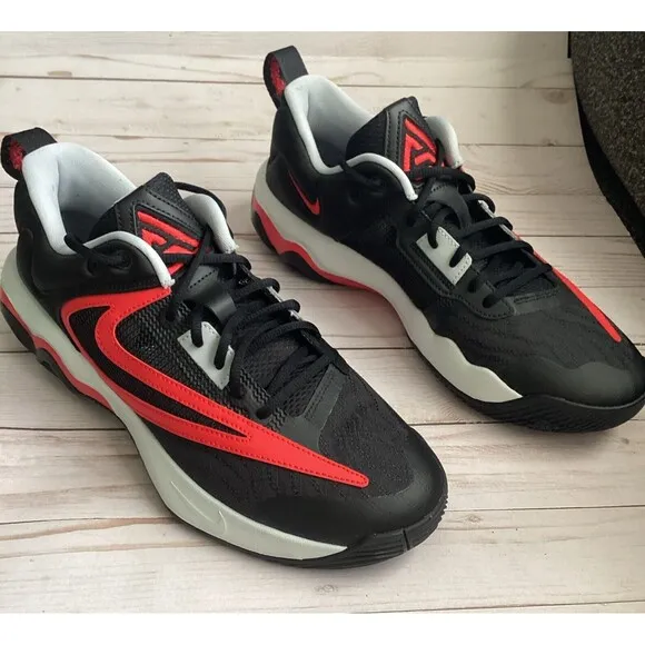 Nike Giannis Immortality 3  Men’s Basketball Shoes DZ7533-004 Black &amp; Red 11