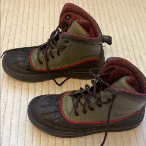Nike Green and Brown Boots