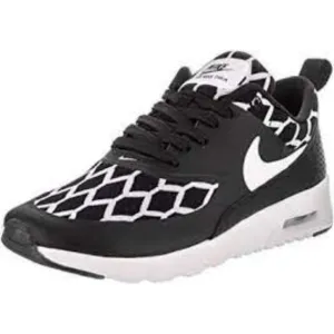 Nike Kids Air Max Thea SE (GS) Running Shoes in Black &amp; White, Sz 4.5Y