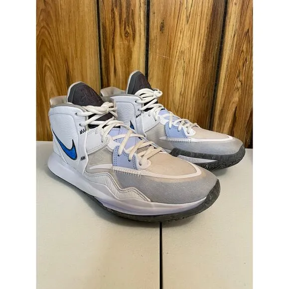 NIKE Kyrie CZ0204-102 Men size 11 Infinity Smoke &amp; Mirrors White Blue Iron Grey