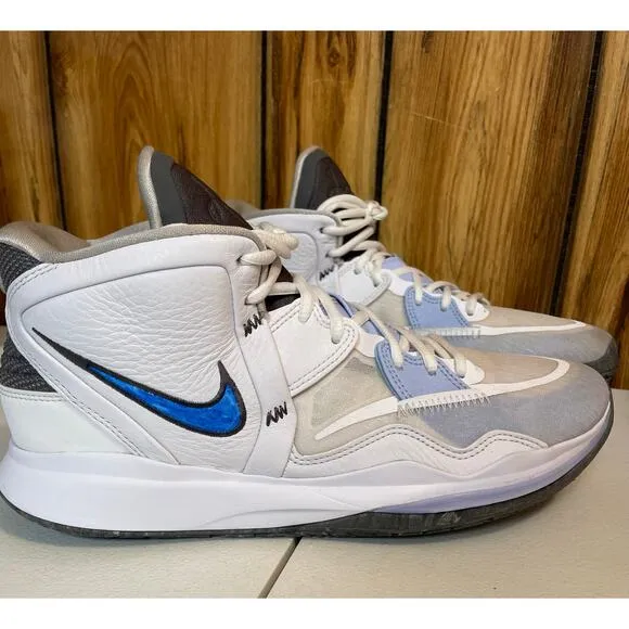 NIKE Kyrie CZ0204-102 Men size 11 Infinity Smoke &amp; Mirrors White Blue Iron Grey