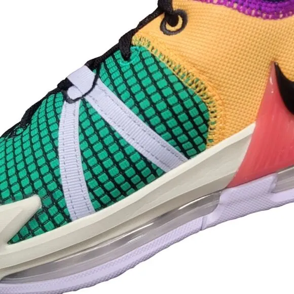 Nike Lebron Witness 7 Low Mens Basketball Shoes Multi DM1123-501 NEW Multi Sz