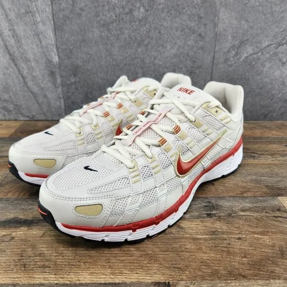 Nike P-6000 Size 10 Mens Phantom Dragon Red White Black Casual Shoes Sneakers