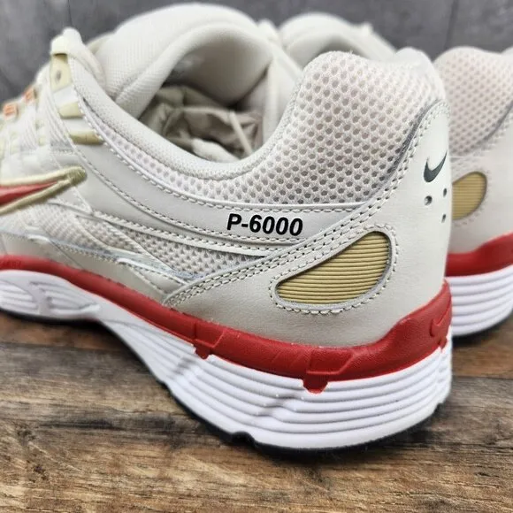 Nike P-6000 Size 10 Mens Phantom Dragon Red White Black Casual Shoes Sneakers