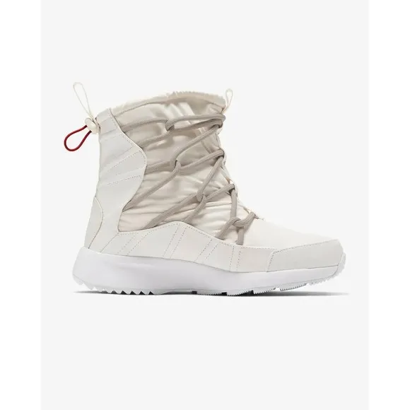 NIKE TANJUN HIGH RISE &quot;BOOTS&quot; Women Size 9 PHANTOM-GYM RED-SAND AO0355-005 NEW