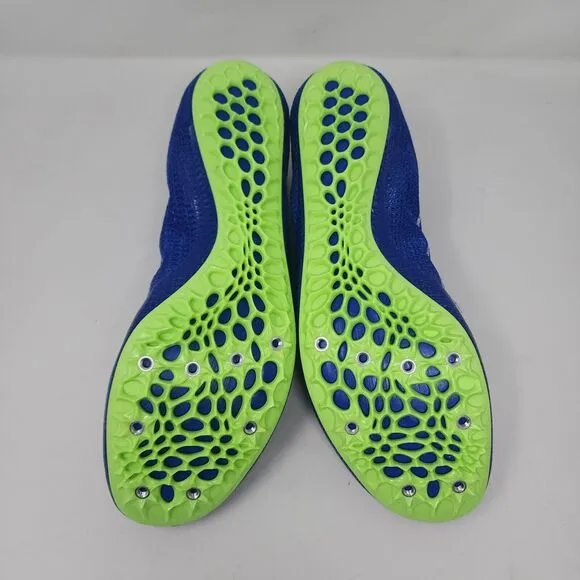 Nike Track &amp; Field Shoes Mens 13 Racer Blue Zoom Superfly Elite 2 Logo Spikes