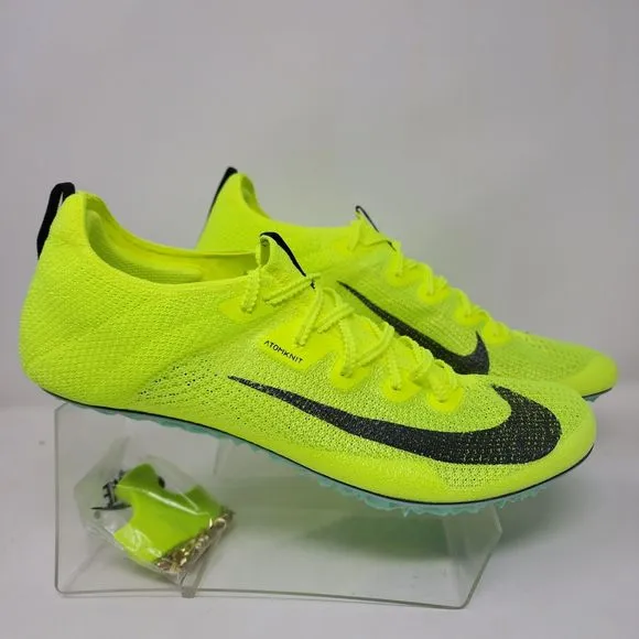 Nike Track &amp; Field Shoes Mens 13 Zoom Superfly Elite 2 Atomknit Logo Lace Up