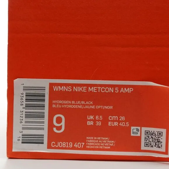 Nike Women's Metcon 5 AMP Running Trainers CJ0819 407 Sneakers Shoes Size 9