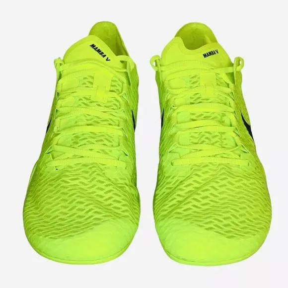 Nike Zoom Mamba V Mens Track Spikes Shoes Volt Green Field DR9945-700 Size 13