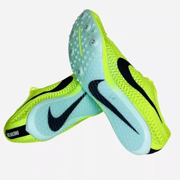 Nike Zoom Mamba V Mens Track Spikes Shoes Volt Green Field DR9945-700 Size 13