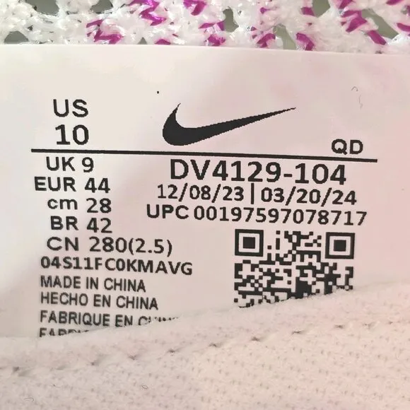 Nike ZoomX Vaporfly Next% 3 Running Vivid Purple Limited DV4129-104 - Men's 10