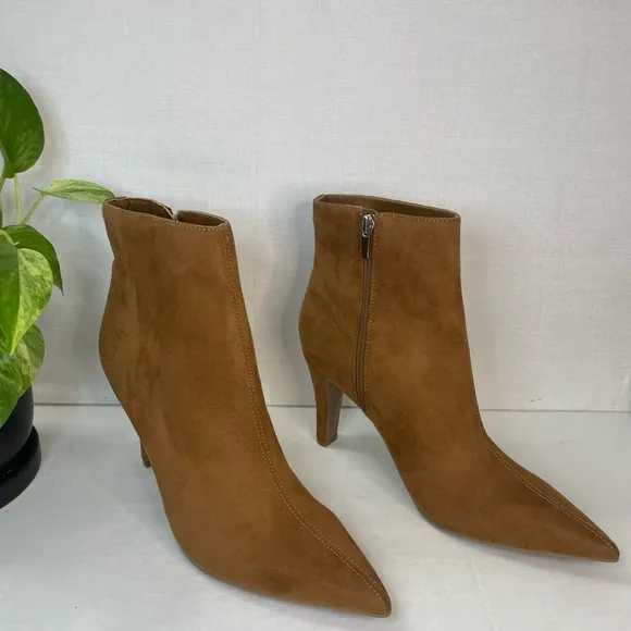 Nine West Gabria‎ Dress Booties MEDIUM NATURAL 9.5 M, E 548