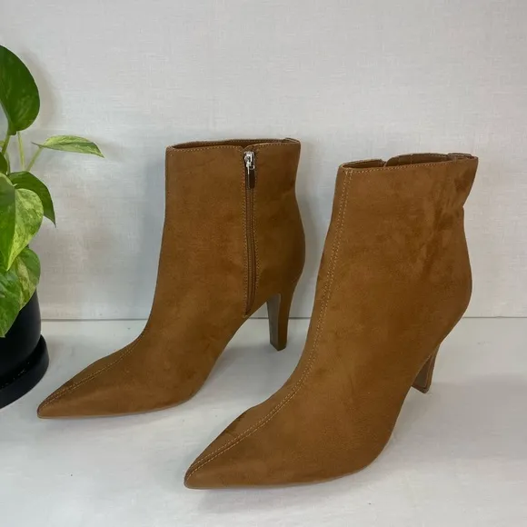 Nine West Gabria‎ Dress Booties MEDIUM NATURAL 9.5 M, E 548