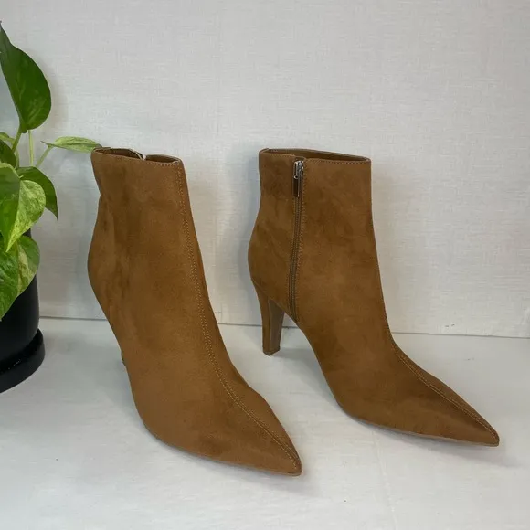 Nine West Gabria‎ Dress Booties MEDIUM NATURAL 9.5 M, E 548