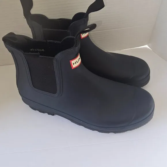 *NO INSOLES* Hunter Original Chelsea Waterproof Rain Boots Men Sz10  Col…