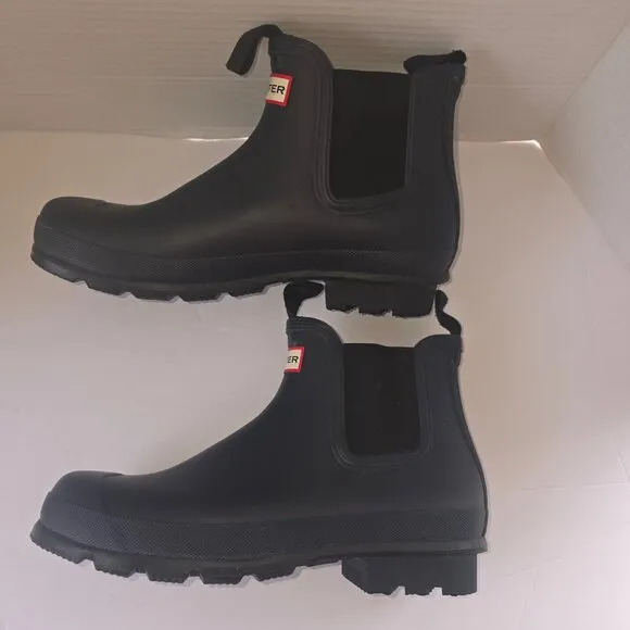 *NO INSOLES* Hunter Original Chelsea Waterproof Rain Boots Men Sz10  Col…